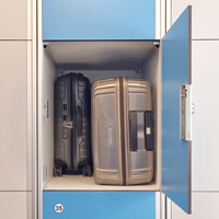 Size of the luggage lockers